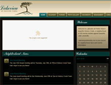 Tablet Screenshot of lakeviewatpointevista.com